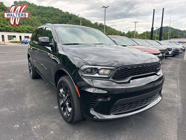 2025 Dodge Durango GT AWD in Black — front three-quarter view