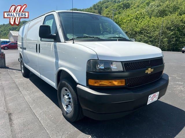 2026 Chevrolet Express Cargo Work Van in Summit White — front three-quarter view