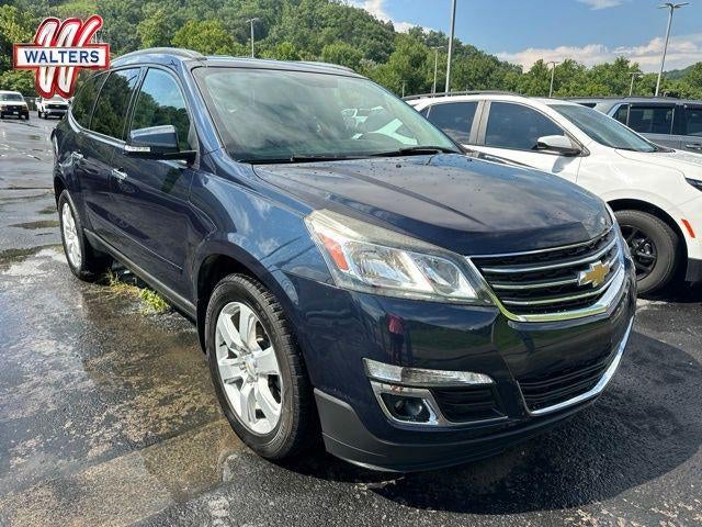 2017 Chevrolet Traverse AWD 1LT in Blue Velvet Metallic — front three-quarter view