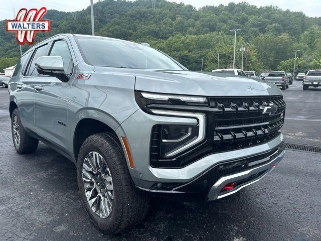 2025 Chevrolet Tahoe 4WD Z71 in Sterling Gray Metallic — front three-quarter view