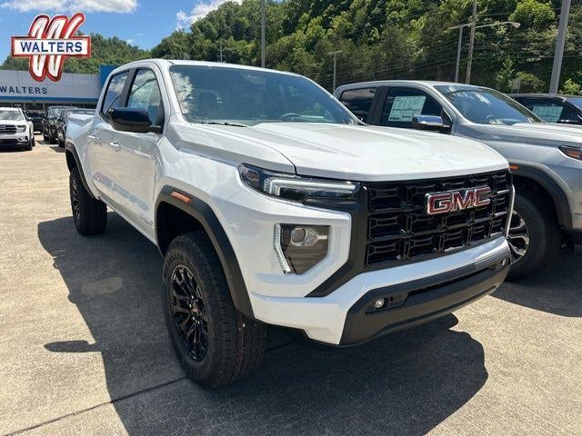 2026 GMC Canyon Elevation in Summit White — front three-quarter view