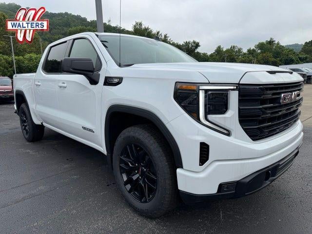 2026 GMC Sierra 1500 Elevation in Summit White — front three-quarter view