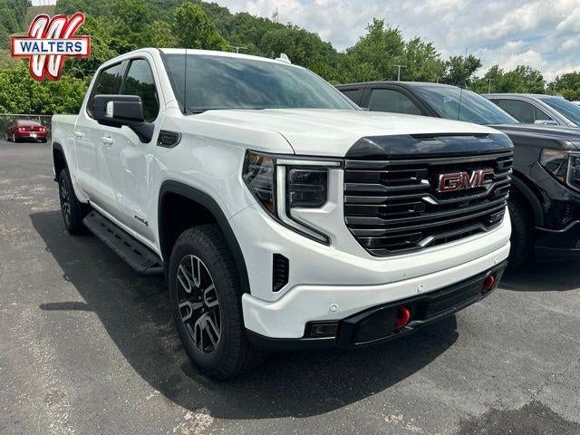 2026 GMC Sierra 1500 AT4 in Summit White — front three-quarter view