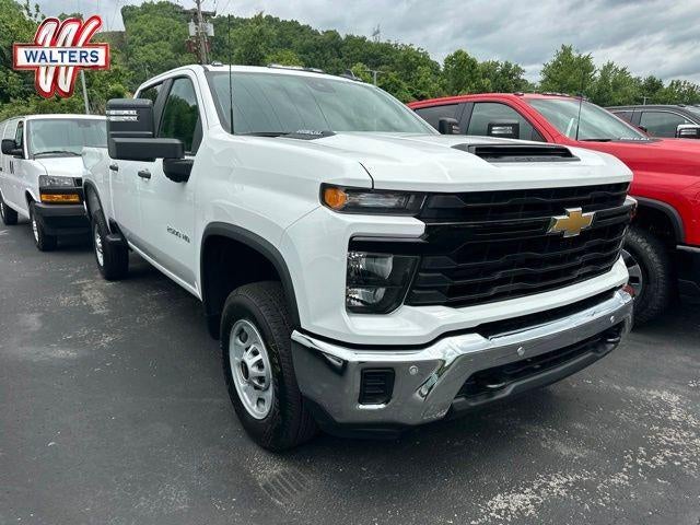 2026 Chevrolet Silverado 2500 HD Work Truck in Summit White — front three-quarter view
