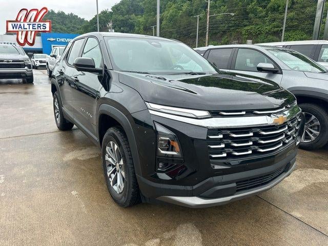 2026 Chevrolet Equinox LT in Mosaic Black Metallic — front three-quarter view