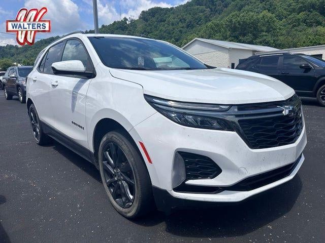 2023 Chevrolet Equinox AWD 4dr RS in Summit White — front three-quarter view
