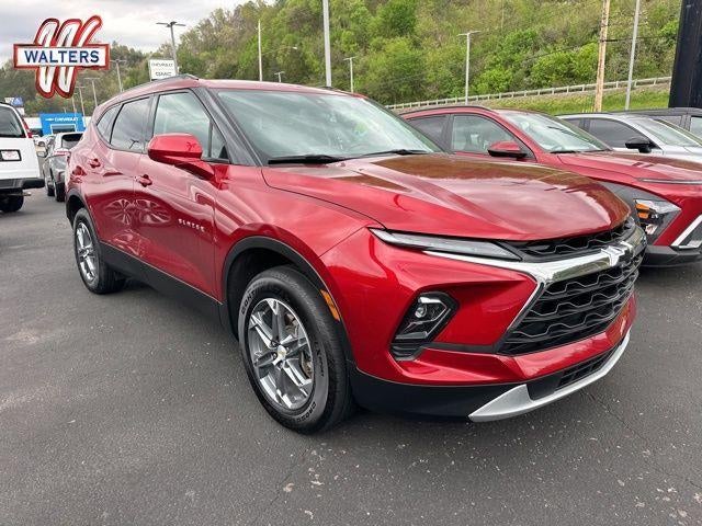 2024 Chevrolet Blazer LT FWD in Radiant Red Tintcoat — front three-quarter view