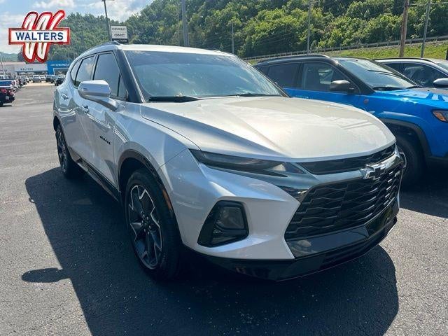 2020 Chevrolet Blazer AWD RS in Silver Ice Metallic — front three-quarter view