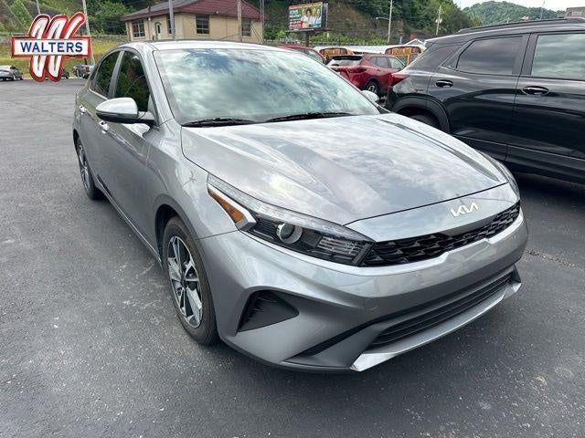 2024 Kia Forte LXS IVT in Grey — front three-quarter view