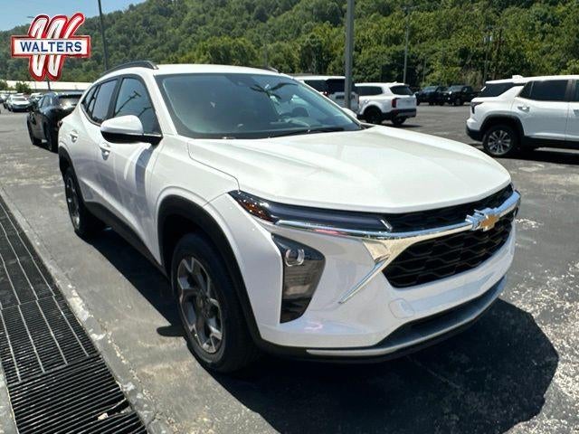 2026 Chevrolet Trax LT in Summit White — front three-quarter view
