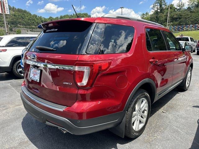 2018 Ford Explorer — rear three-quarter view
