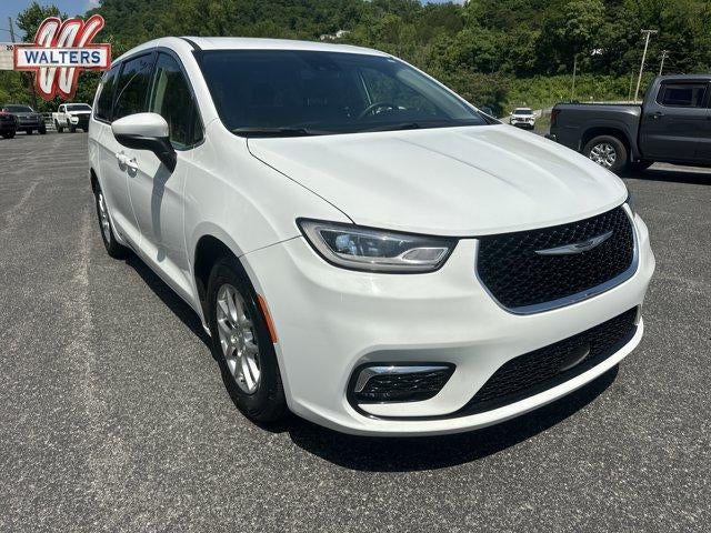 2023 Chrysler Pacifica Touring L FWD in Bright White Clearcoat — front three-quarter view