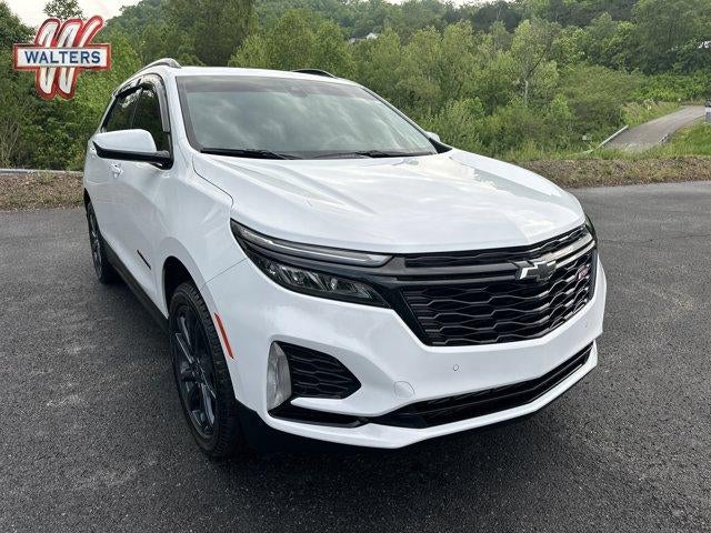 2024 Chevrolet Equinox AWD RS in Summit White — front three-quarter view