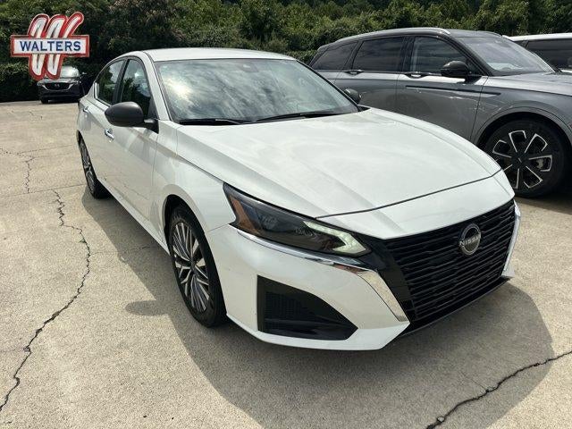 2025 Nissan Altima SV FWD in Glacier White — front three-quarter view